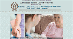 Desktop Screenshot of advancedhomecaresolutions.com